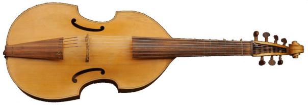 Viola da gamba with seven strings